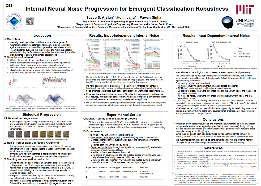 Internal Neural Noise Progression for Emergent Classification Robustness poster thumbnail