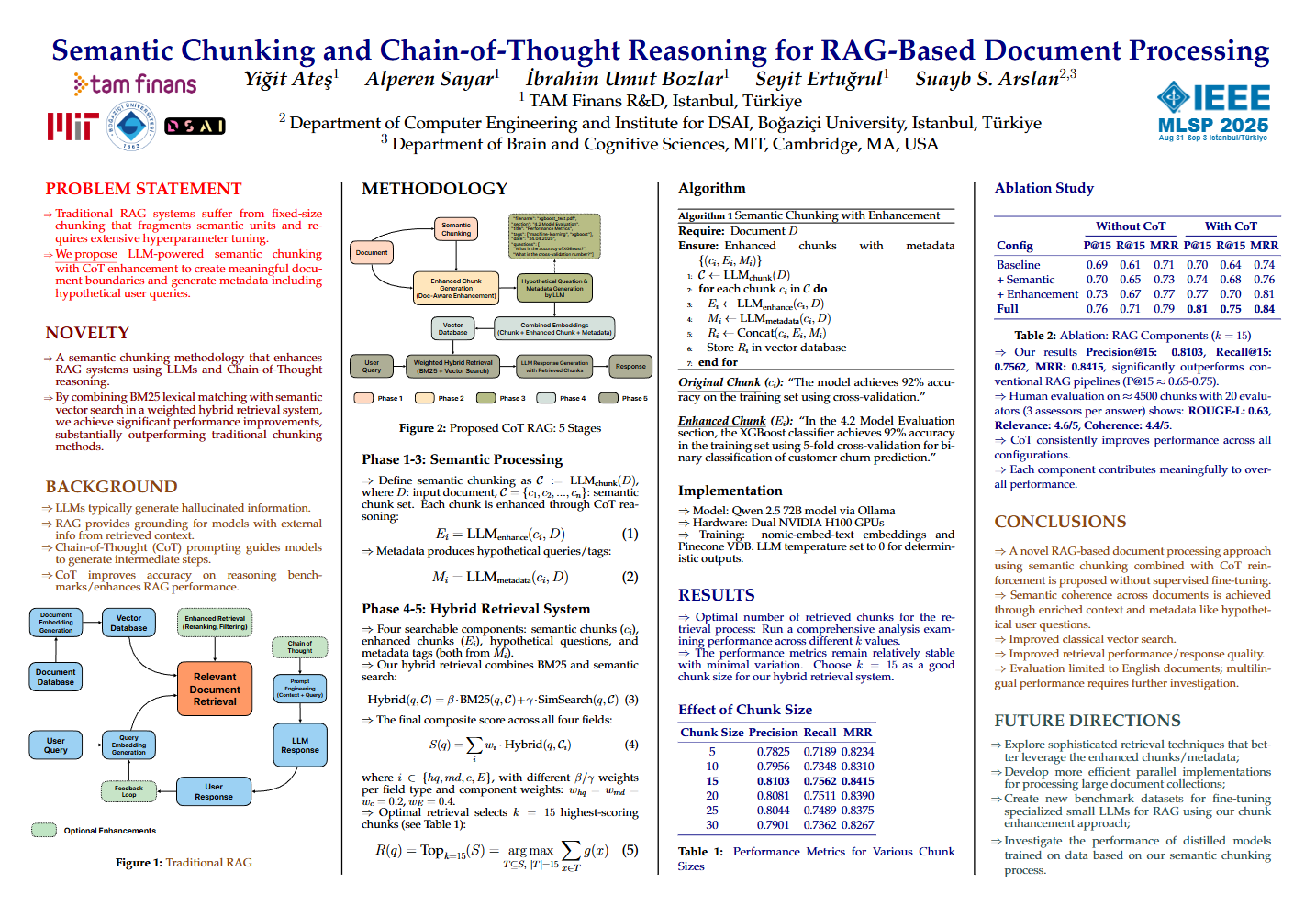Enhancing RAG with Semantic Chunking and Chain-of-Thought Reasoning poster thumbnail
